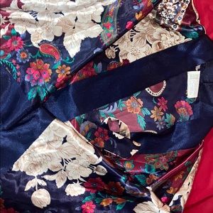 Silk Floral robe